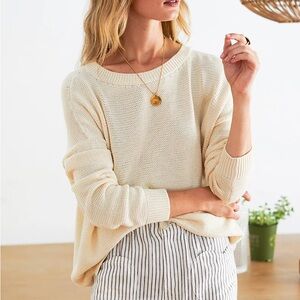 Emerson Fry CAROLYN SWEATER - IVORY ORGANIC